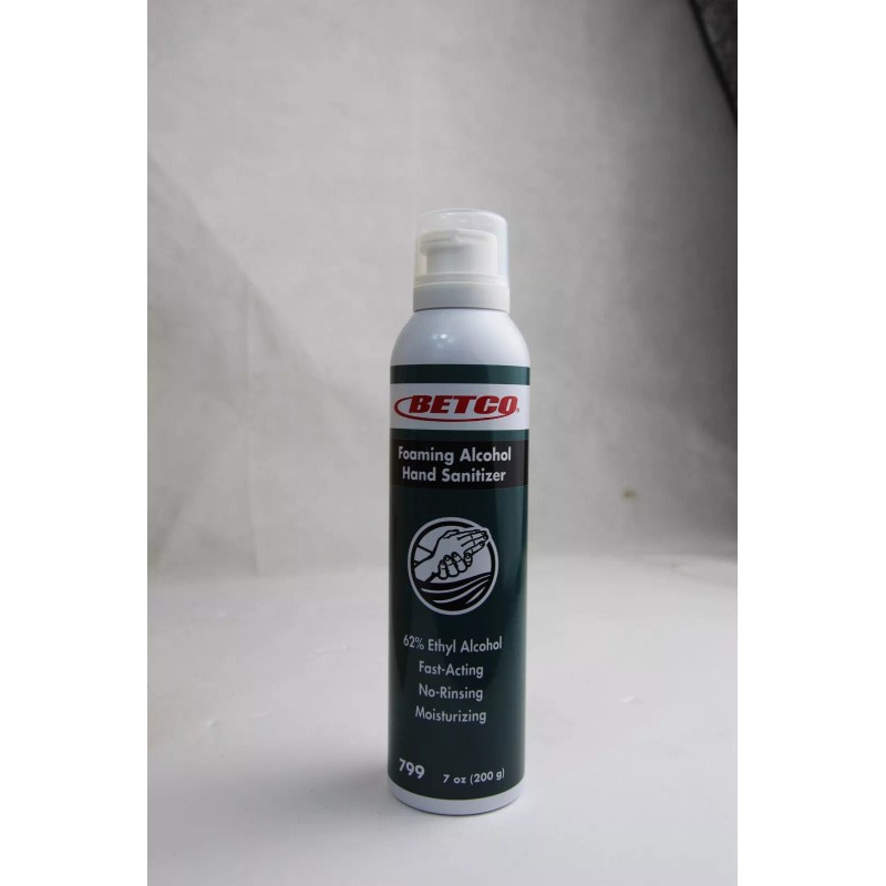 Betco 4 Betco Foaming Alcohol Moisturizing Hand Sanitizers NEW 7oz