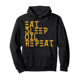Eat Sleep Oil Repeat Volatile Oil Massagist Pullover Hoodie