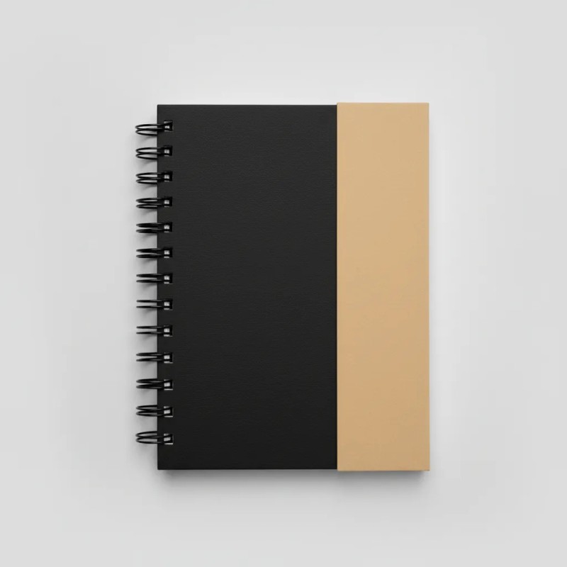 Libreta Cuaderno Ecológico Con Pluma Post-it Y Banderitas