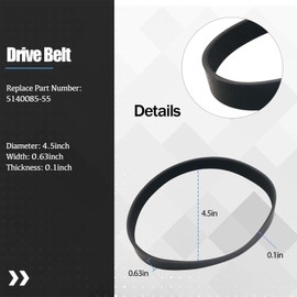 5140085-55 Drive Belt Replacement Fit for Porter Cable Table Saw PCB270TS, Belt/Drive Belt Black