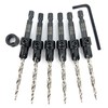 FTG USA Countersink Drill Bit Set for Wood with Tapered