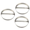 Ciieeo 3pcs Stainless Steel Pizza Saucing Ring Baking Tool for