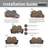 Easy-Going Loveseat Recliner Cover, Reversible Couch Cover for Double Recliner,