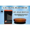 G.B.S Men's 100% Boar Bristle Wooden Handle Beard Brush