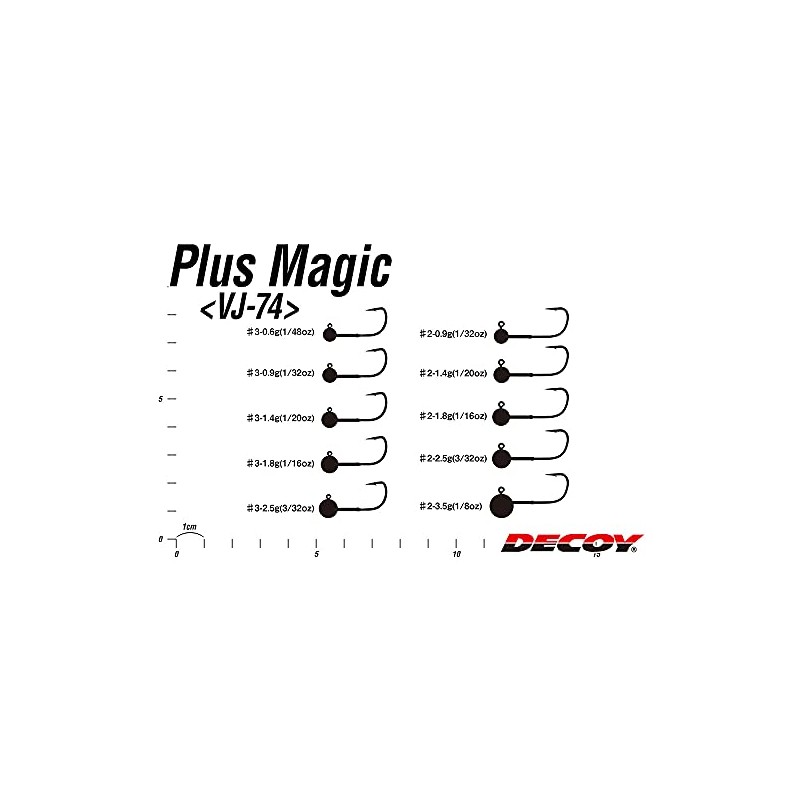 カツイチ(KATSUICHI) DECOY プラスマジック VJ-74 3/32oz #2