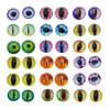Julie Wang Drachenaugen Cabochons aus Glas rund sortierte Größen 20