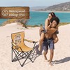 Sakar Margaritaville Folding Tailgate Chair with Wireless Bluetooth Speaker, Beach