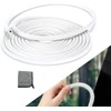Winunite 32.8Ft(10M) Car Door Edge Guards White, Fits Most Vehicles,
