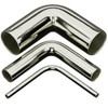 51mm (2 Inch) OD Stainless Steel 304 Pipe Fitting Long