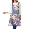 APRONNER Cozy Adjustable Cross Back Aprons for Women with Pockets