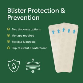 4Skin Skin Armor - Blister Bandages for Healing and Wound Prevention - Transparent, Water Resistant Skin Care Protection for Athletes - Flexible Skin Support Shield - 20 Skin Shields
