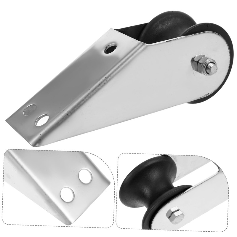BESPORTBLE Boat Trailer Front Roller Stainless Steel Anchor Bracket Rope