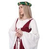 PROCOS Renaissance Padded Roll Chaplets Coif Cap Velvet Medieval Headwear