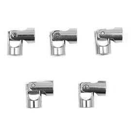 DollaTek 5 pieces 4 x 3 mm universal joint shaft coupling, metal shaft coupling, motor connection, DIY steering universal joint for connecting model cars, robots