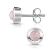Materia by Matthias Wanger Round Women's Stud Earrings 925 Silver