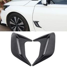 Car Dummy Duct Fender Hood Aero Custom Dress Up Carbon Style Universal Set of 2