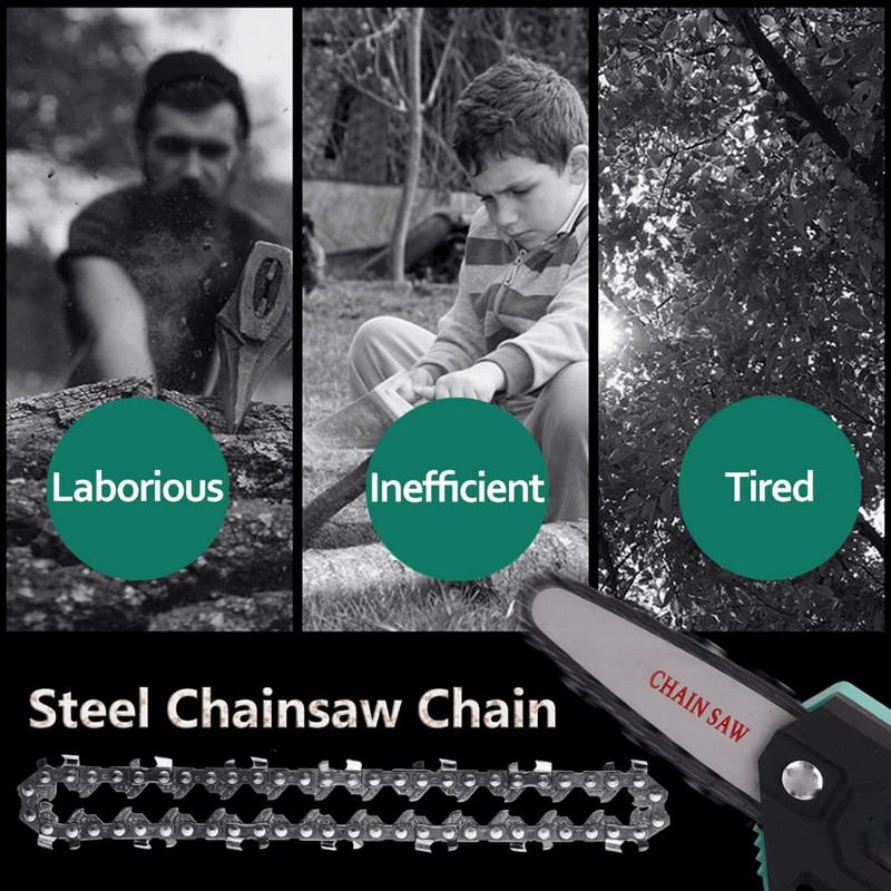 3 PCS Chainsaw Chain, 10 Inch 40 TG Pole Saw