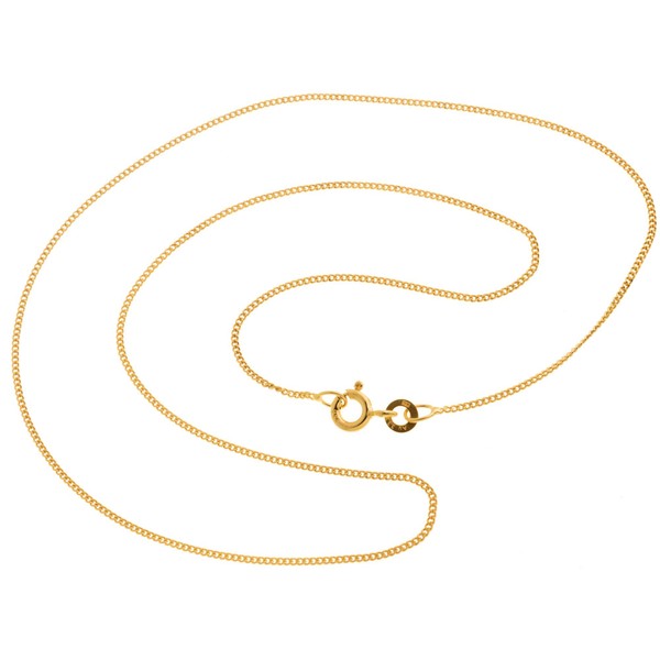 SILBERKETTEN STORE DEIN SCHMUCK ONLINE SHOP Curb Chain Gold 333