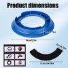 Sinbana Bowling Balls Sanding Pad Holder, Plastic Universal Bowling Display