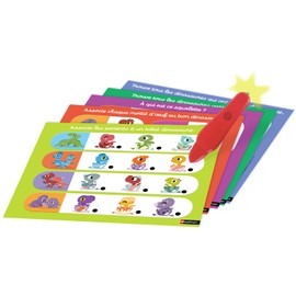 Nathan 31623 Dino Baby Electro Dinosaur Self-Correcting Electronic Educational Game for Children from 2 Years, Multicoloured, S