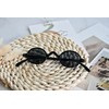yekepper Sol lectores Spring Temple Vintage Mini pequena Oval redonda