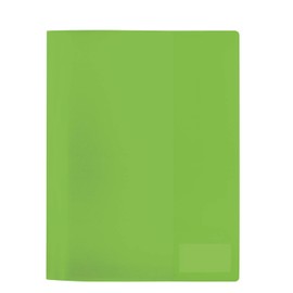 HERMA HERMA 19494 Schnellhefter A4 Transluzent Hellgrün, Sichthefter aus Kunststoff mit Beschriftungsetikett, Einstecktasche & Metallheftzunge, stabiler Plastik Schnellhefter für Schule & Büro
