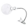 Magnifying Glass Clamp LED Light Gooseneck Desk Lamp Clamp for