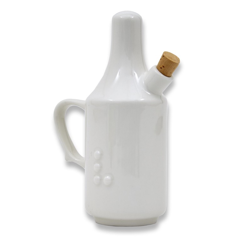Ability Superstore Ceramic White Dignity Vinegar Pourer