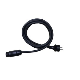 Rubber Cable H07RN-F 3 x 1.5 mm² VDE Certificate, with Betteri BC01 Socket Plug and Protective Contact Plug IP44, Ideal for Solar System Micro Inverter, 2 Metres