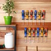 Blulu 2 Pcs Slatwall Screwdriver Holders Slatwall Plier Holders Screw