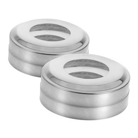 CAXUSD 4pcs Heavy Duty Stainless Steel Decorative Covers for Pool Ladder Handrails and Guardrail Posts Quick Installation Seamless Integration Minimal Maintenance for Inground Pools