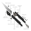 TITANER Raven Titanium EDC Folding Pocket Utility Knife - Box