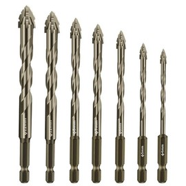 4-pack new upgraded version four-edged serrated eccentric dry full tileceramic glass marble concretestainless steel