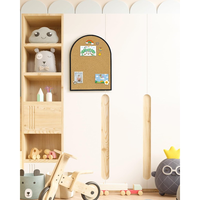 YINGXUN Self-Adhesive Arch Pin Cork Board Large 17.7" x 23.6"