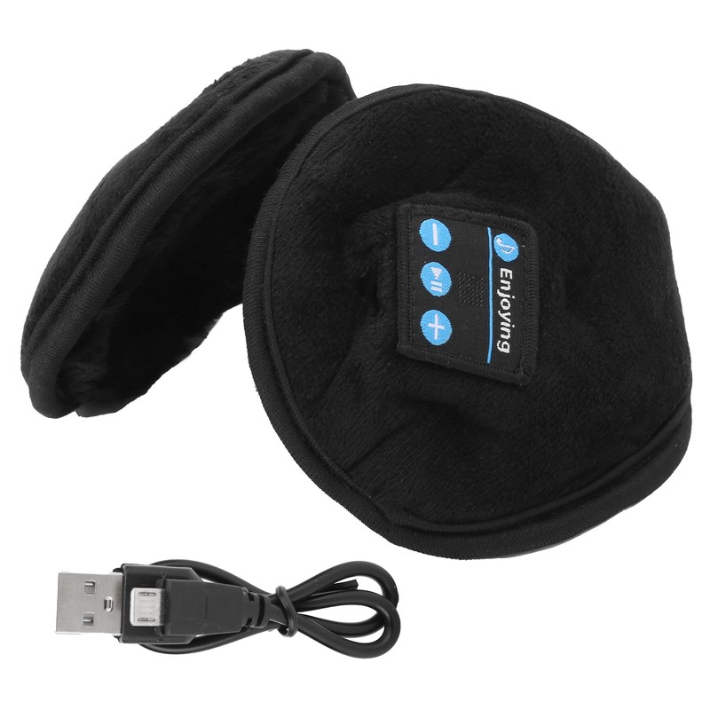 Winter Earmuffs Music for Bluetooth 5.0 Soft Skin Friendly Rechargeable