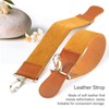 Jaasuee Straight Razor Strop, Leather Sharpening Strap for Barber Use