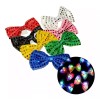 Lecute Moño Luminoso Led Corbata Multicolor Fiesta Collar Neon