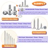 Dianrui 1680 PCS Nails and Screws Assortment Kit & Screw