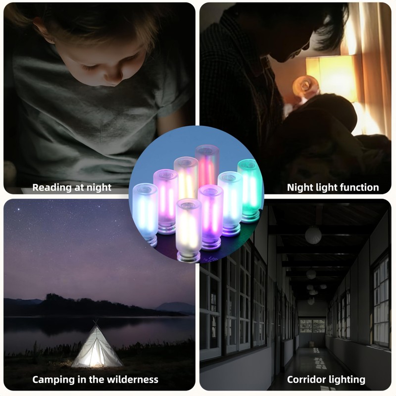 Snaptrol Retro Touch Lamp - USB Powered Mood Light with