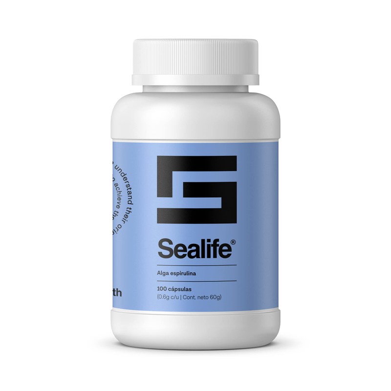 Ancient Health Espirulina Sealife 3 Frascos con 100 Capsulas Cada