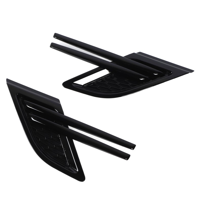 Car Side Vents Grille Trim LR062115 Gloss Black Air Vent