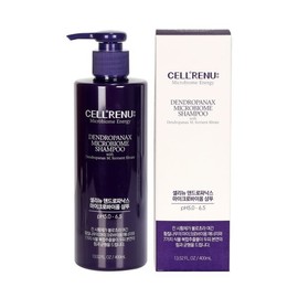 (Dandruff Care) Cellinew Dendropanax Microbiome Shampoo (400ml) / (비듬케어) 셀리뉴 덴드로파낙스 마이크로바이옴 샴푸 (400ml)