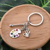 Artist Art Teacher Appreciation Gifts for Art Lovers Artist Keychain