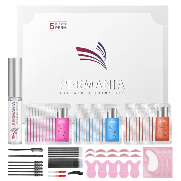 PERMANIA 2 in 1 lash lifting set, eyebrow lifting set,