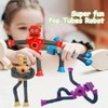 Pop Tubes Robotics Fidget Tubes Sensory Toys 12 Pack, Toddler