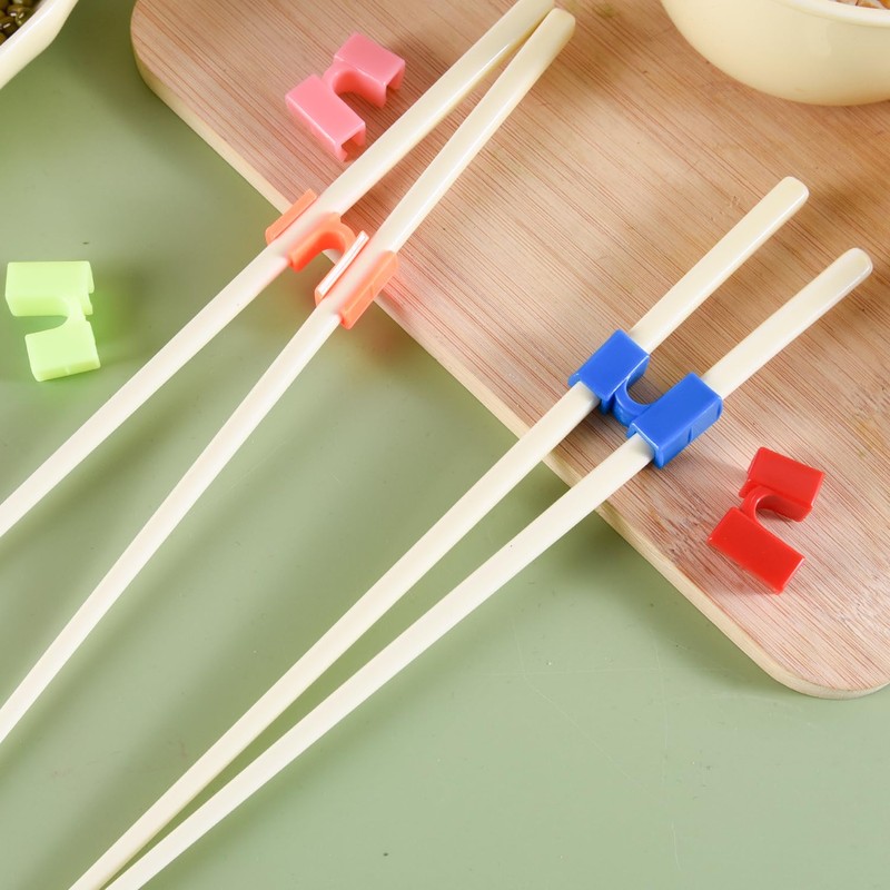 5 Pieces Reusable Chopsticks Helpers , Training Chopsticks Hinges Connector