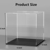 HOPEME Display Case 5x5x5 Inch, Acrylic Display Box for Collectibles,