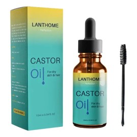 Aceite De Ricino Orgánico Crecimiento De Cejas Pestañas