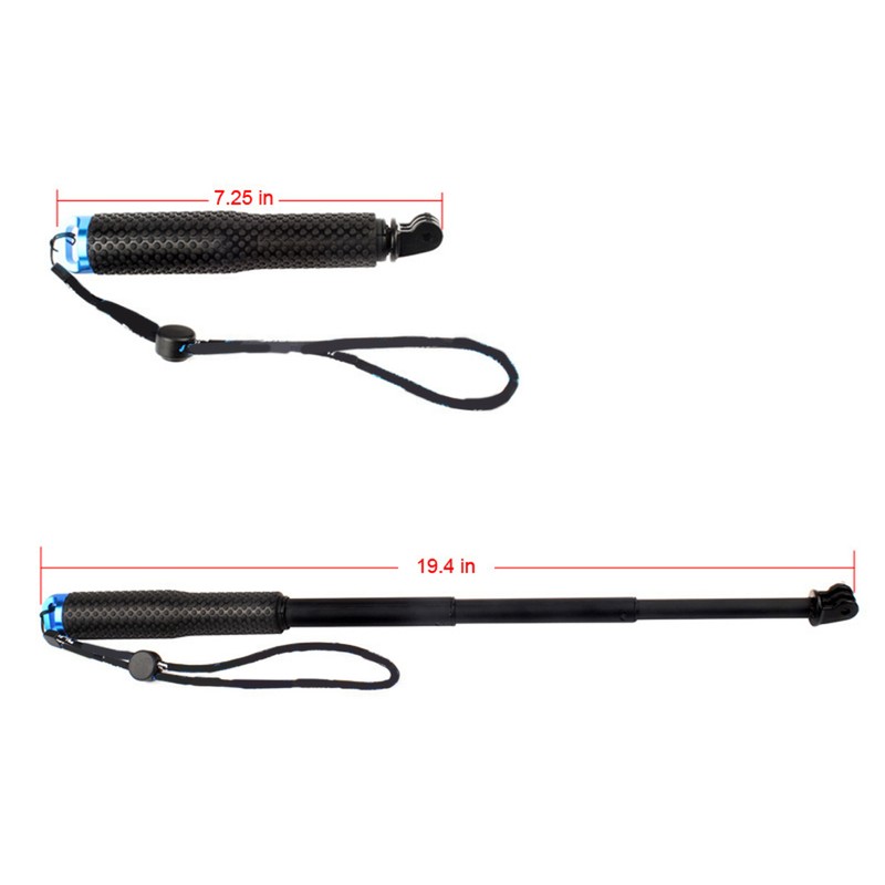 Telescopic Handheld Selfie Monopod Extendable Pole Stick Compatible for Hero