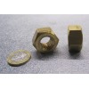 Basic Extra Wide, Heavy, Brass Hex Nuts RH, 9/16"-12 x